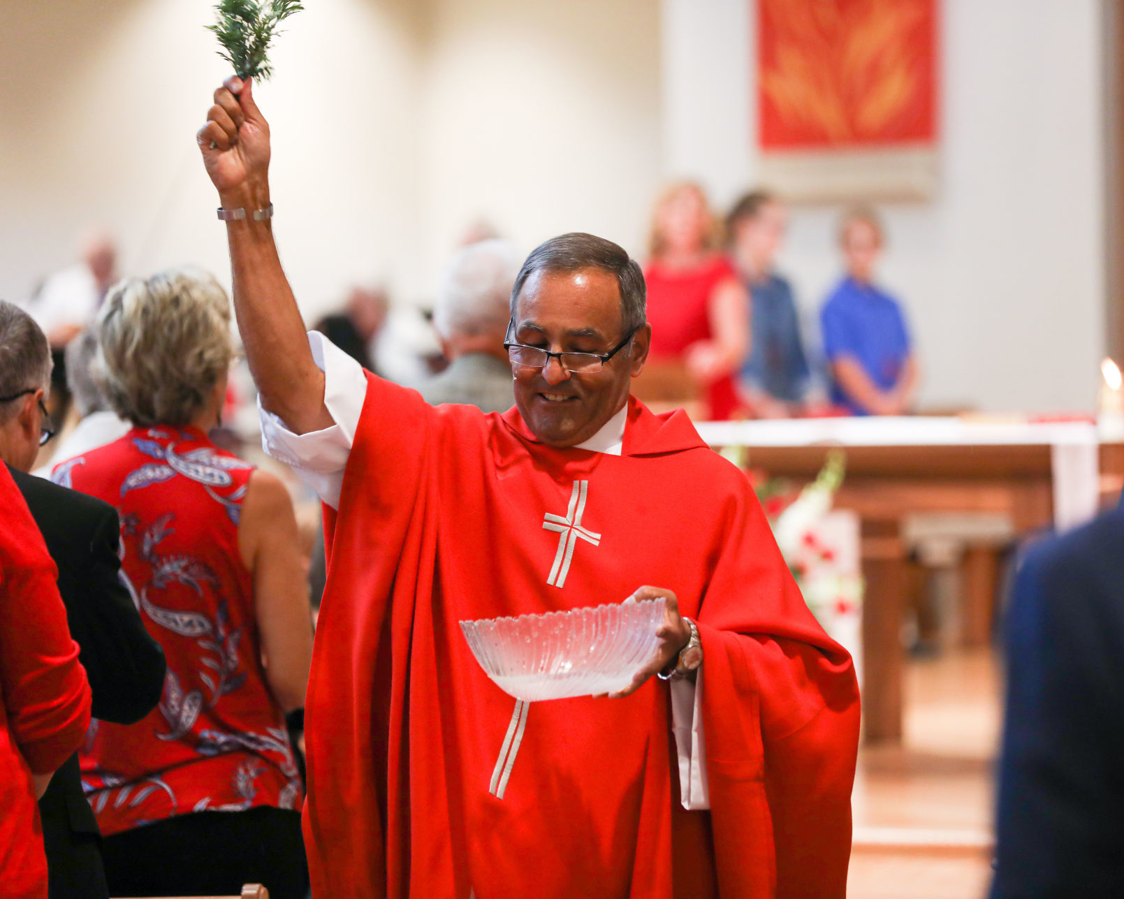 Our Lady of Nazareth gives Father Joe a surprise sendoff